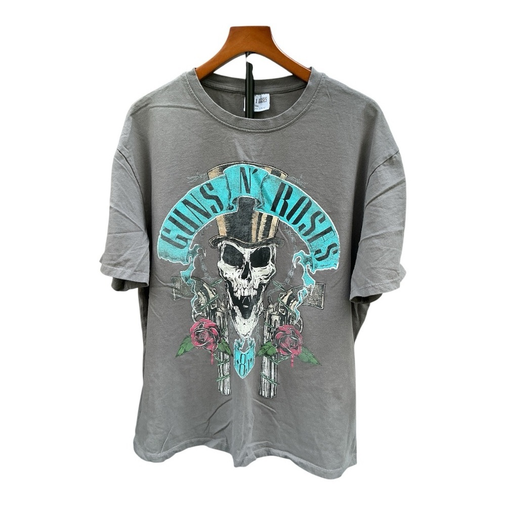Gray Guns N Roses Tshirt
